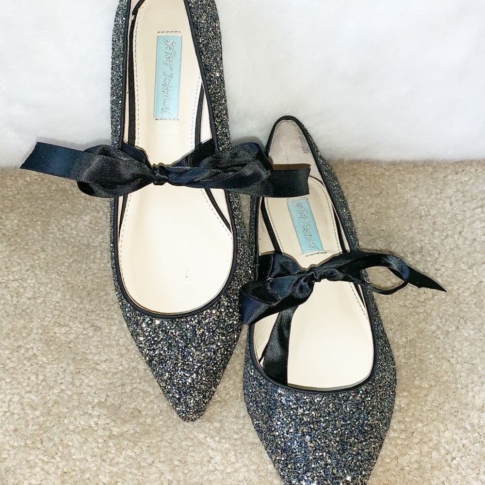 Betsey Johnson Black Multicolor Shoes Size 7.5